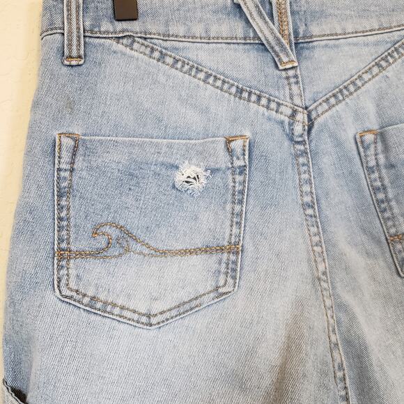 Roxy Button Fly High Rise Shorts Size 28 - Picture 3 of 10